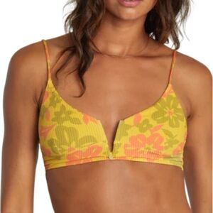 RVCA Kona V-Wire Crop Top Bikini Top